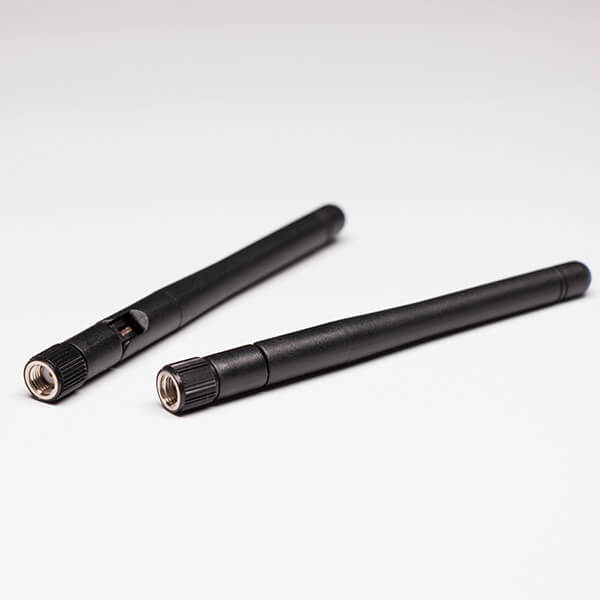 天線SMA頭母座2.4G 2DBI黑色小s外置膠棒天線 天線SMA頭母座2.4G 2DBI黑色小s外置膠棒天線